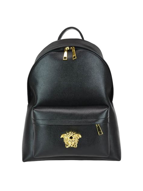 versace saffiano leather backpack|Versace Collection Saffiano Leather Satchel Bag .